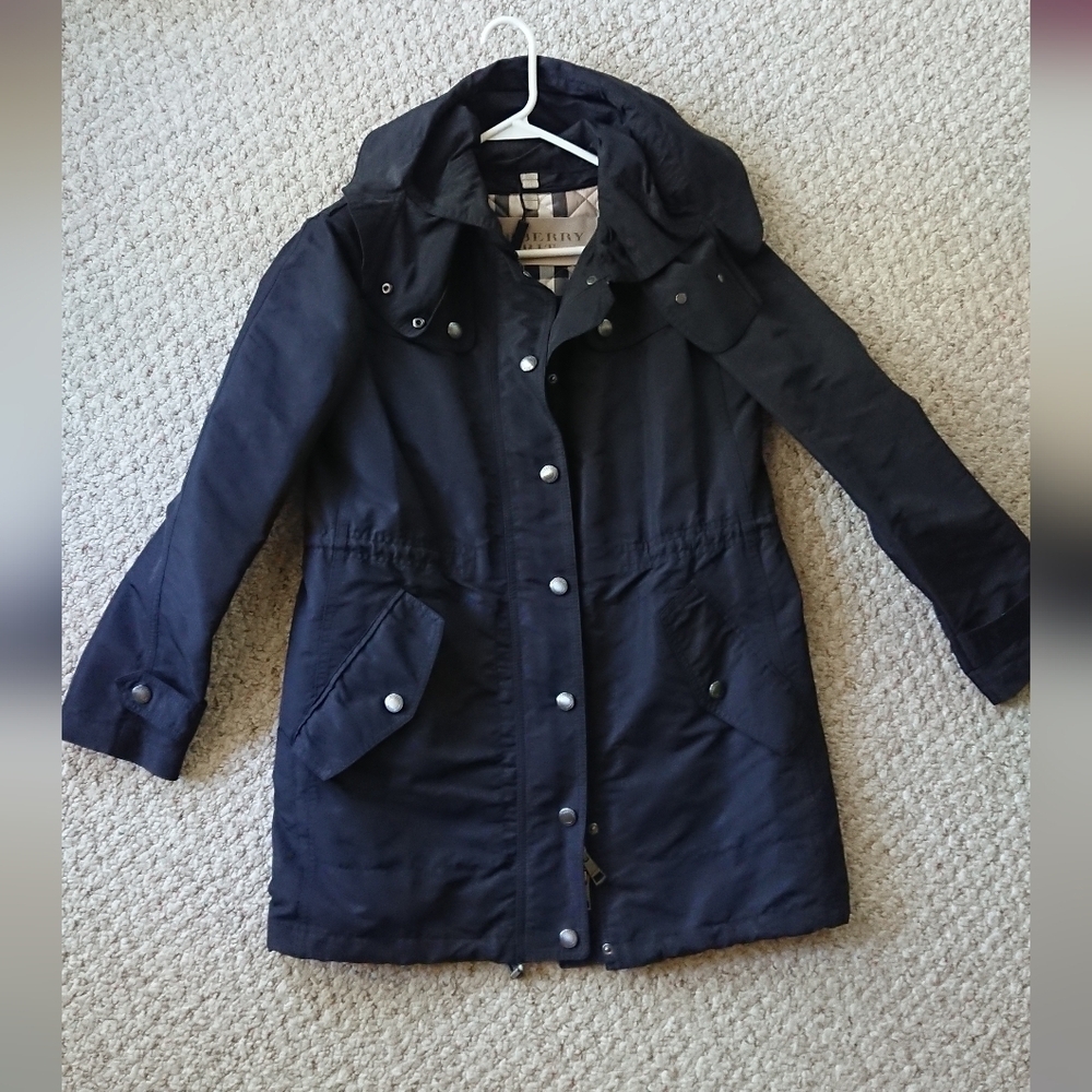 Burberry signature Utility jacket/raincoat w/detachable quilted vest size XS - Picture 3 of 16